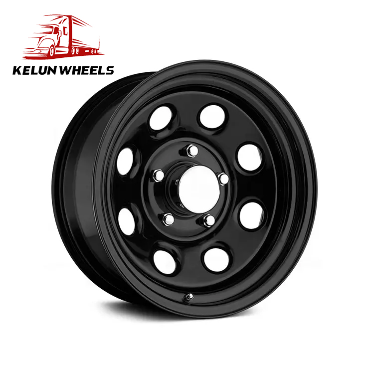 Hot sale 15X14 SUV off-road Matt Black wheel fender steel rims