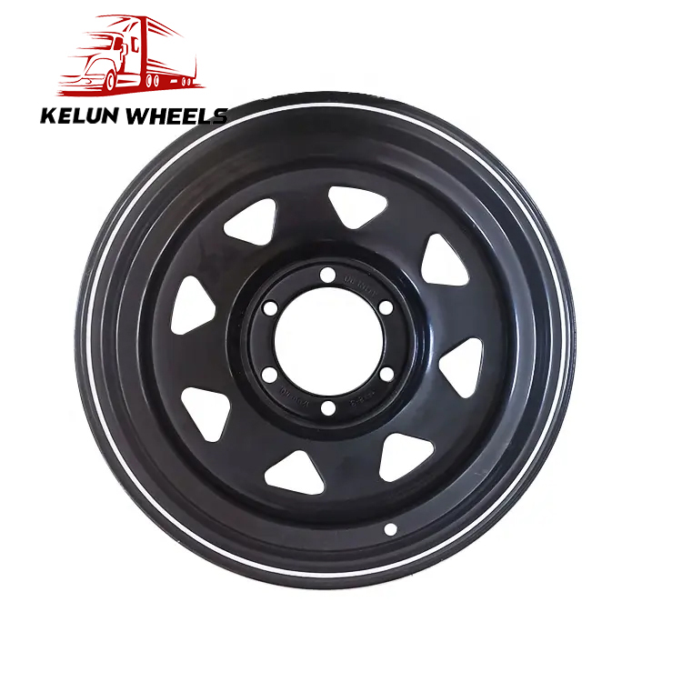 Hot sale 15X14 SUV off-road Matt Black wheel fender steel rims