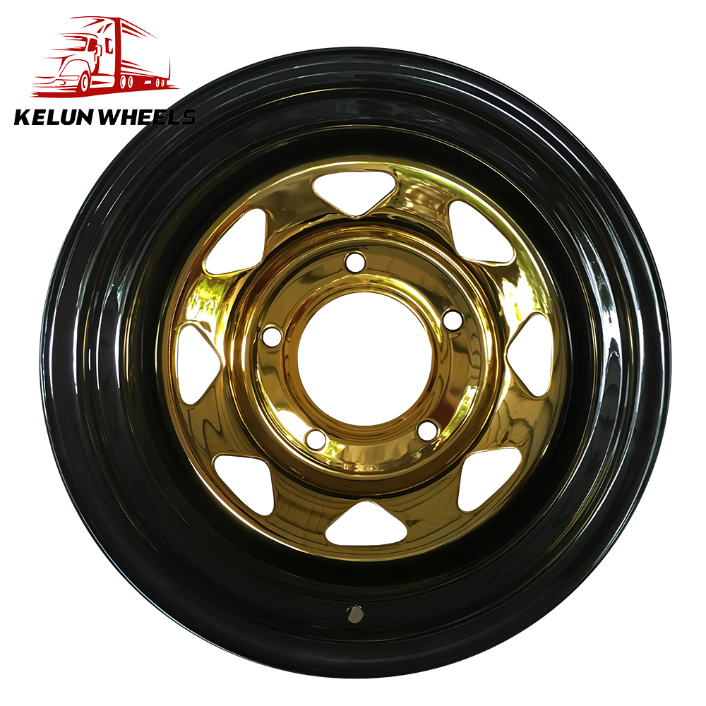 KELUN brand 17X9 black stainless steel wheels rim on sale