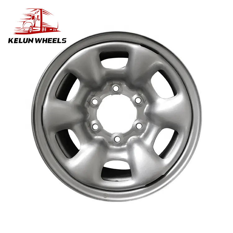 Factory supply 16x8J silver sport car oem steel wheels rims For LAND CRUISER