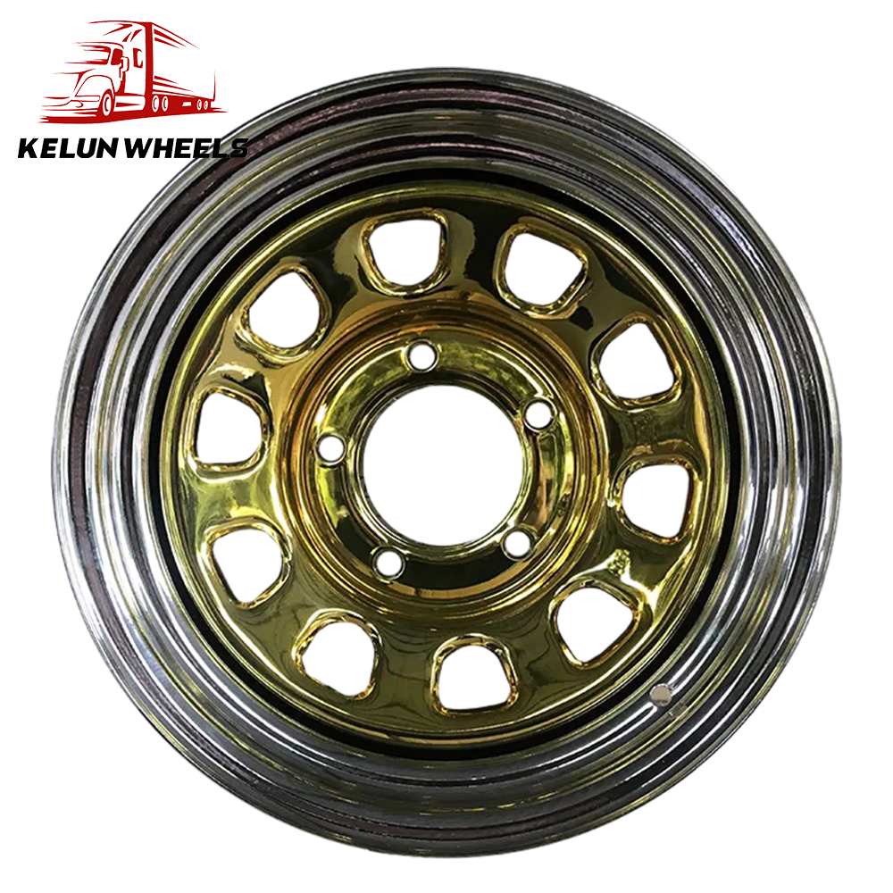 Ultra low price 4X4 series off-road 15X7 steel wheel rims