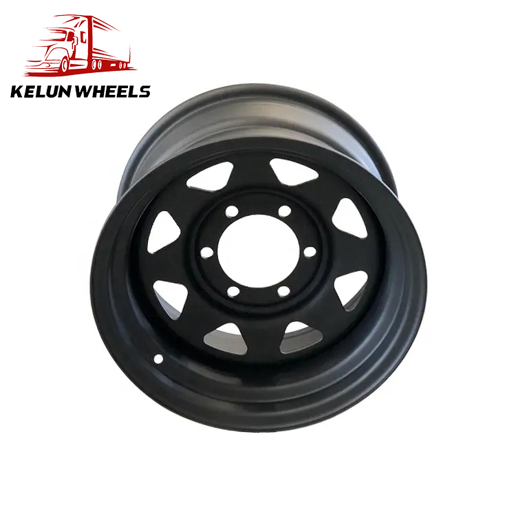 Export 15X9 beadlock black steel wheel rims for 4x4 SUV Car