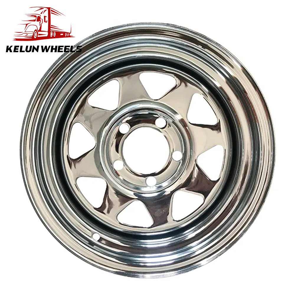 Ultra low price 4X4 series off-road 15X7 steel wheel rims