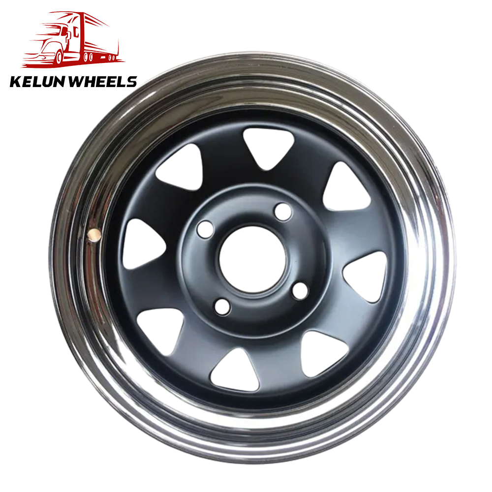 KELUN brand 17X9 black stainless steel wheels rim on sale